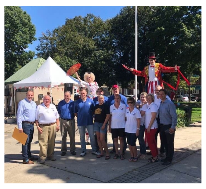 Group photo at Centenniel Celebration in the Park