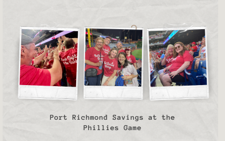 Port Richmond Savings Staff at the Phillies Game